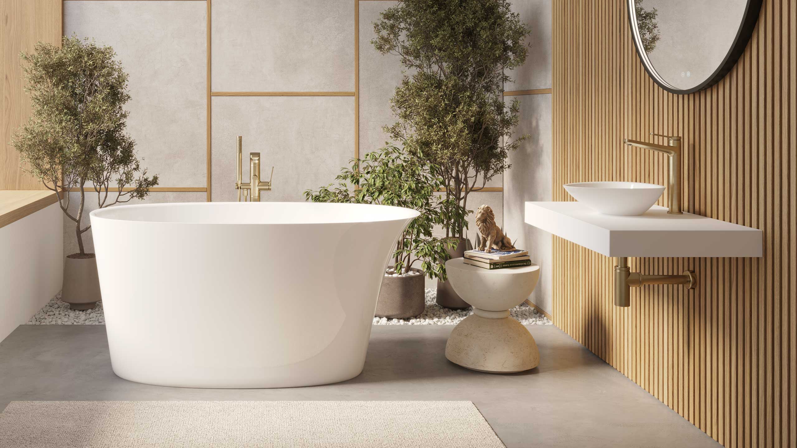 Professional bathroom installation